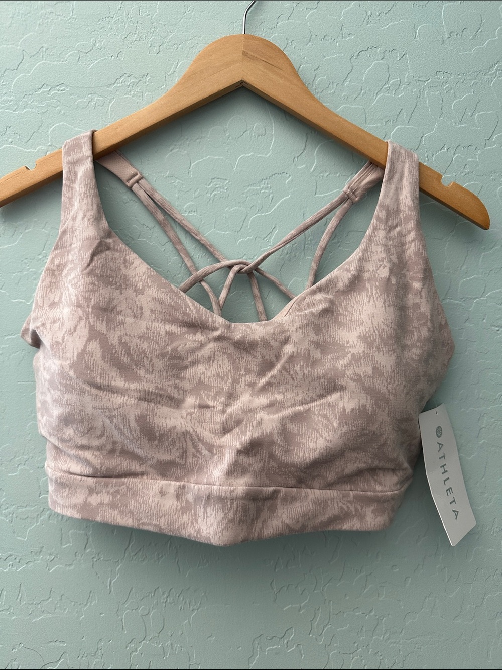 Athleta Solace Textured Bra D-DD XL